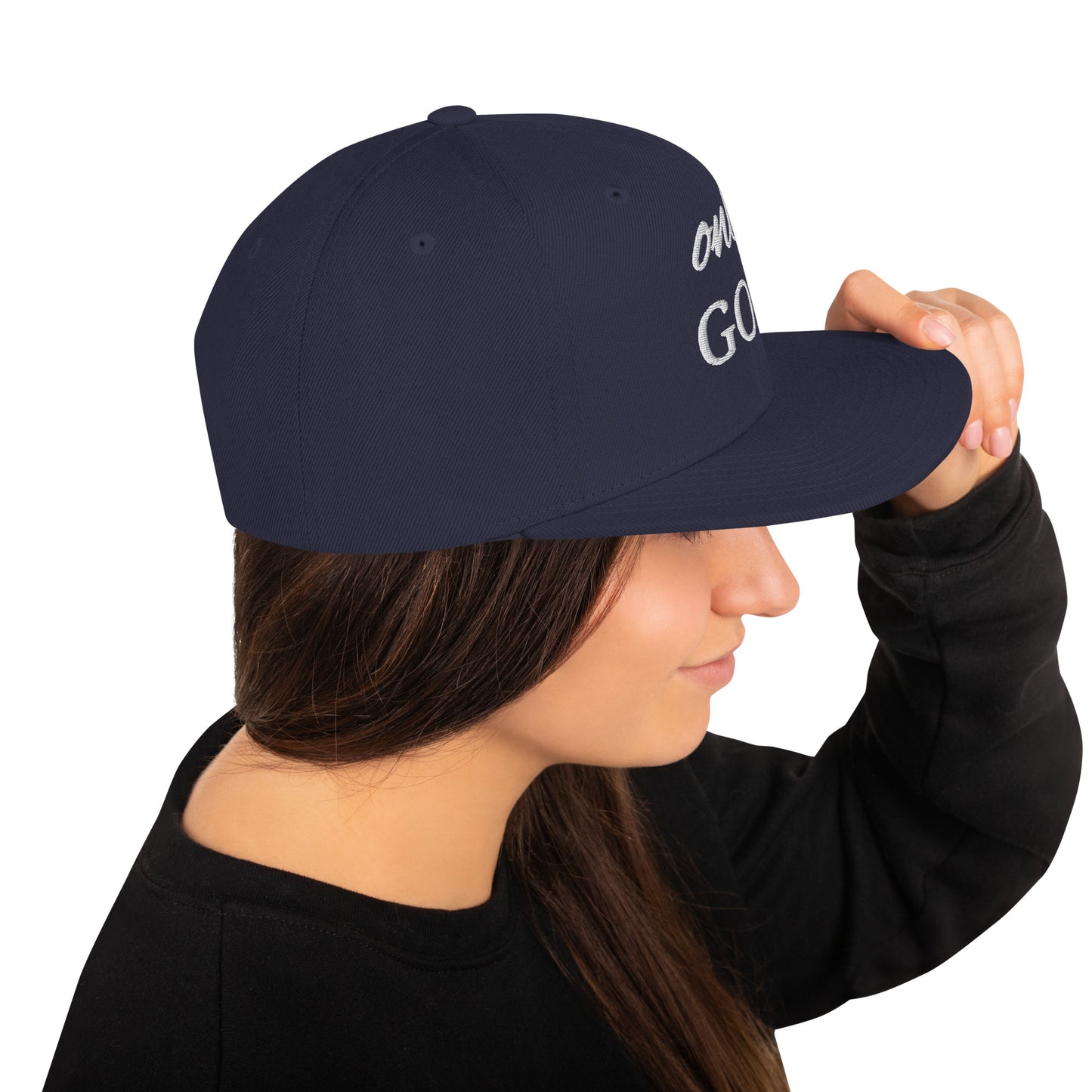 "Snapback cap combining classic structure with trendy flair