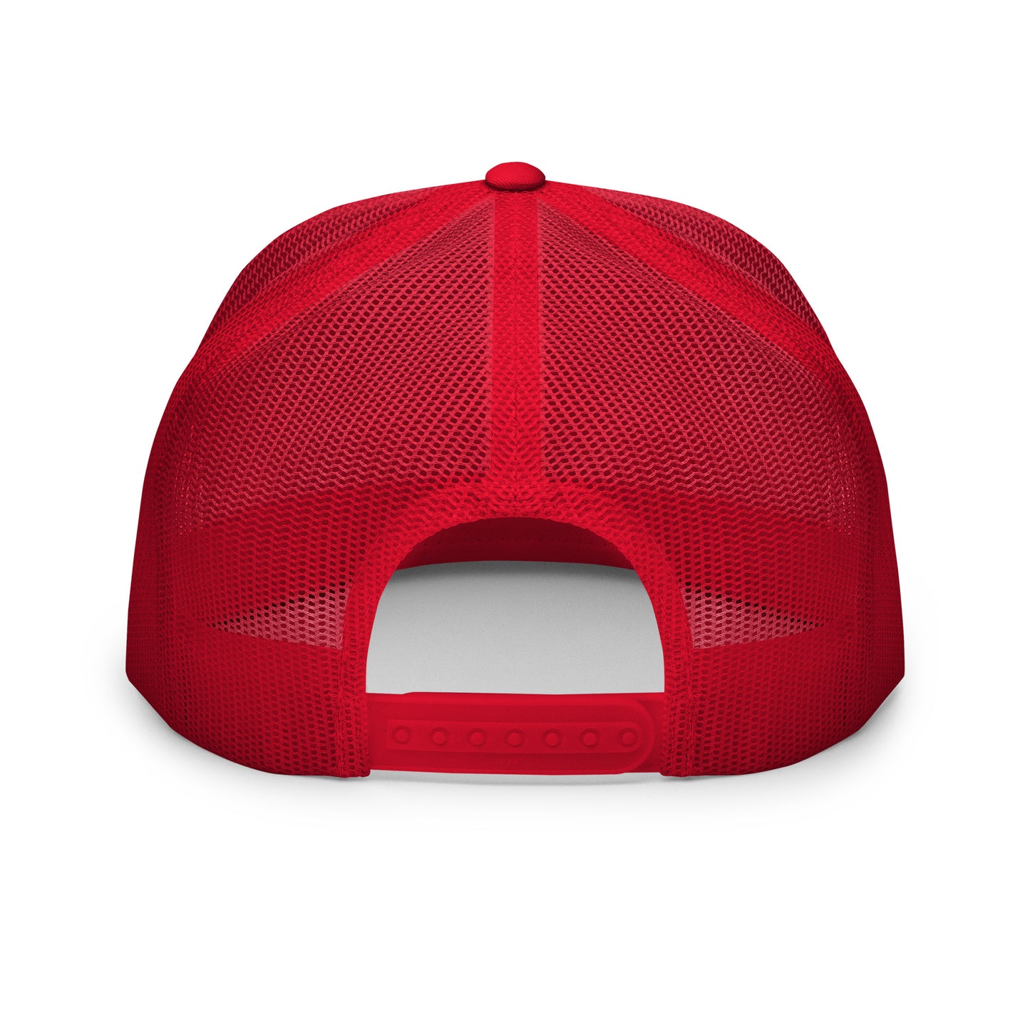  A timeless trucker cap with snap back adjustability.

