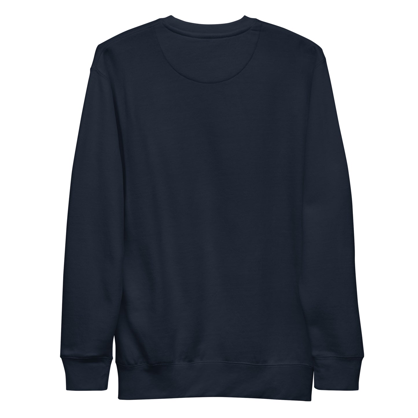 "Classic crewneck sweatshirt crafted with high-end materials for a refined look.