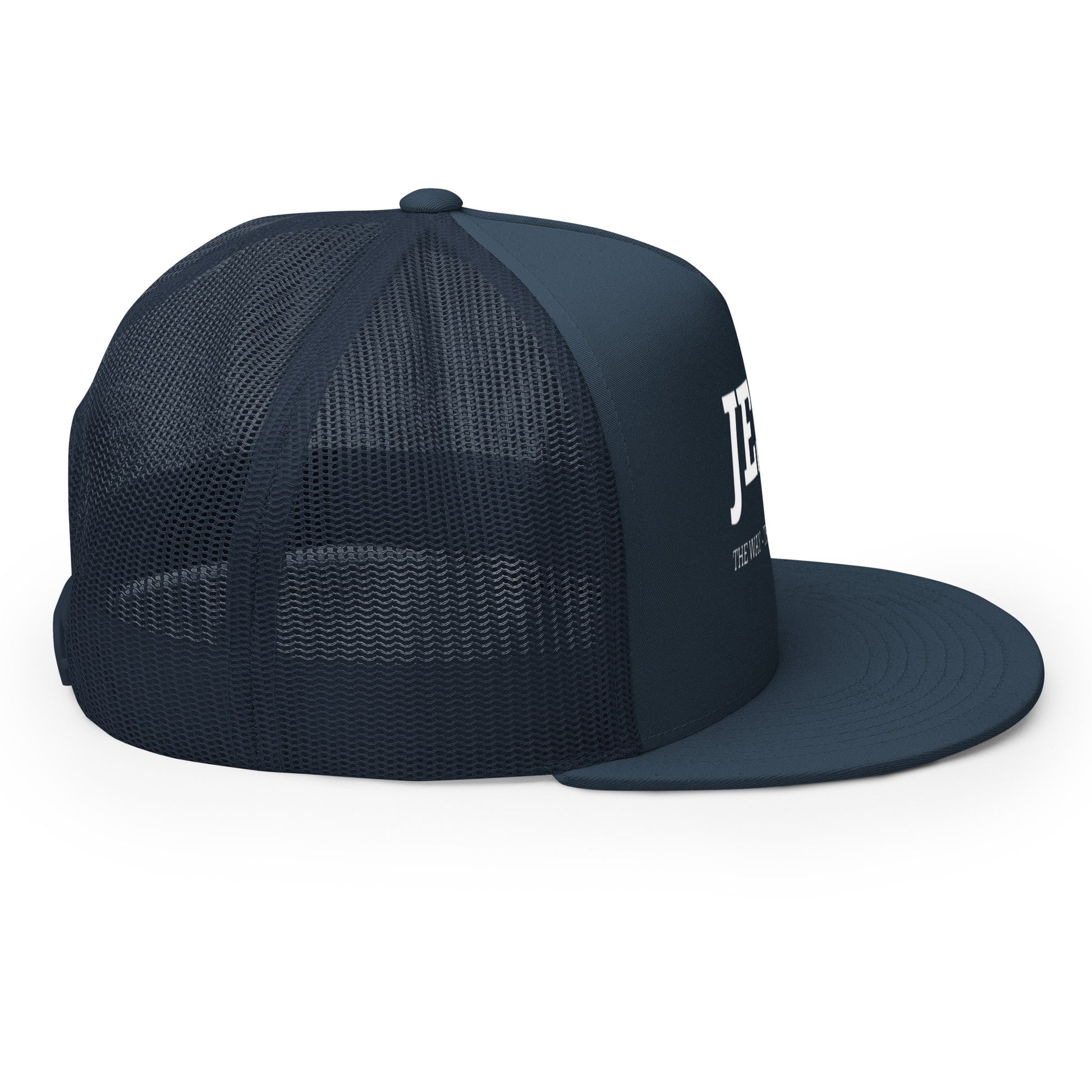 "Trucker hat optimized for performance and active lifestyles.