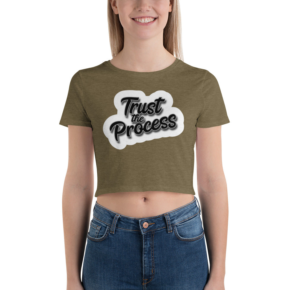 : A super-soft women’s crop tee perfect for all-day comfort.