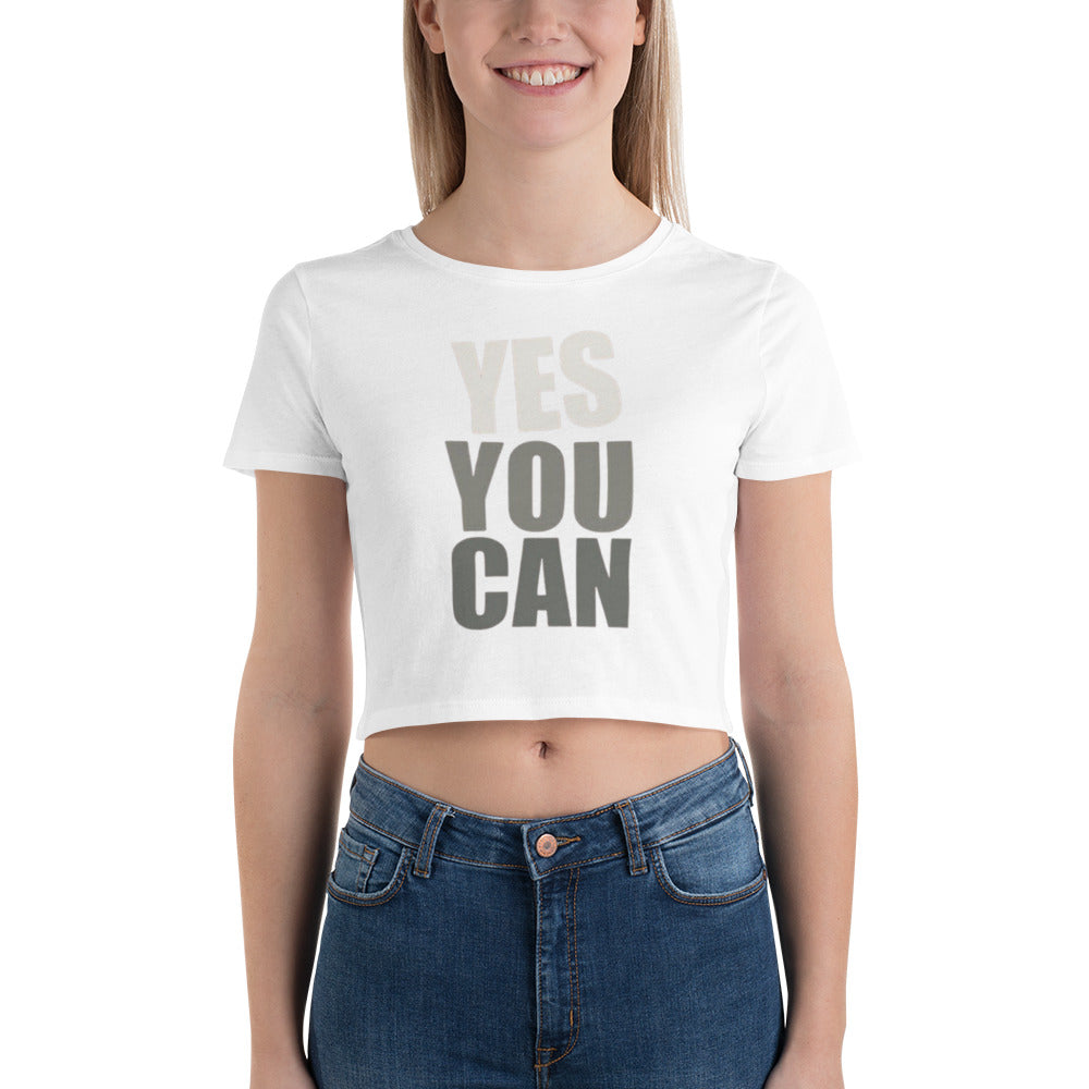 : A fashionable crop tee designed for the modern woman.